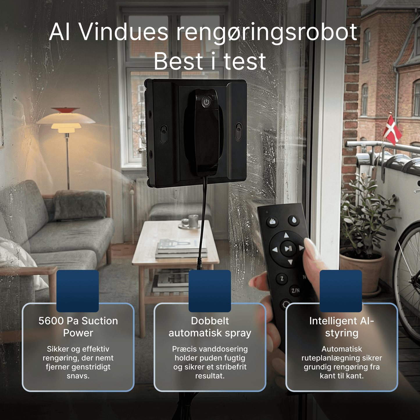 AI Vindues rengøringsrobot - Best i test